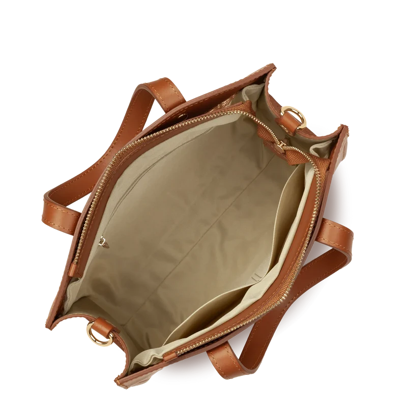 Petit sac cabas main LANCASTER Cannage Rotin