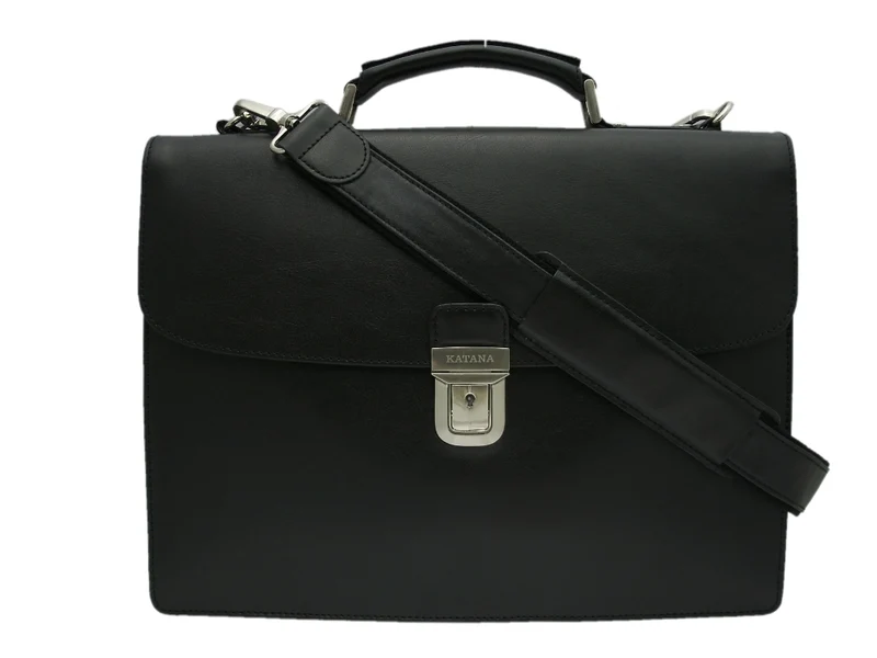 Serviette cuir Katana Noir