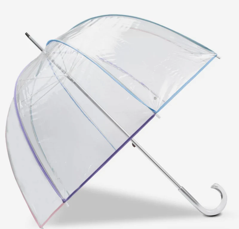 ISOTONER - Parapluie à Canne en Aluminium Pastel