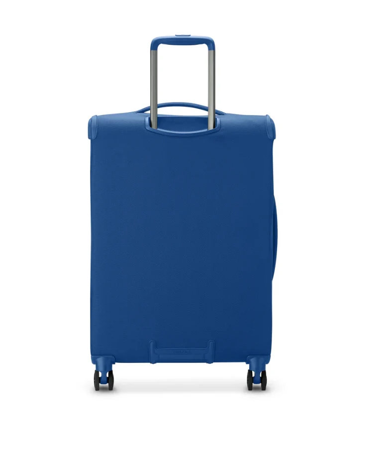 DELSEY -Valise Cabine Montmartre 2.0 Bleu Clair Extensible