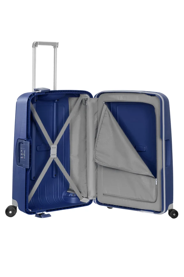 Valise SAMSONITE S’CURE Spinner 69 cm Bleu foncé