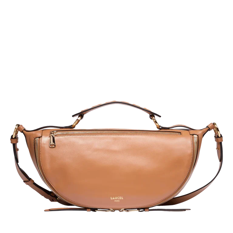 Sac Porté Travers LANCEL Origami M Camel