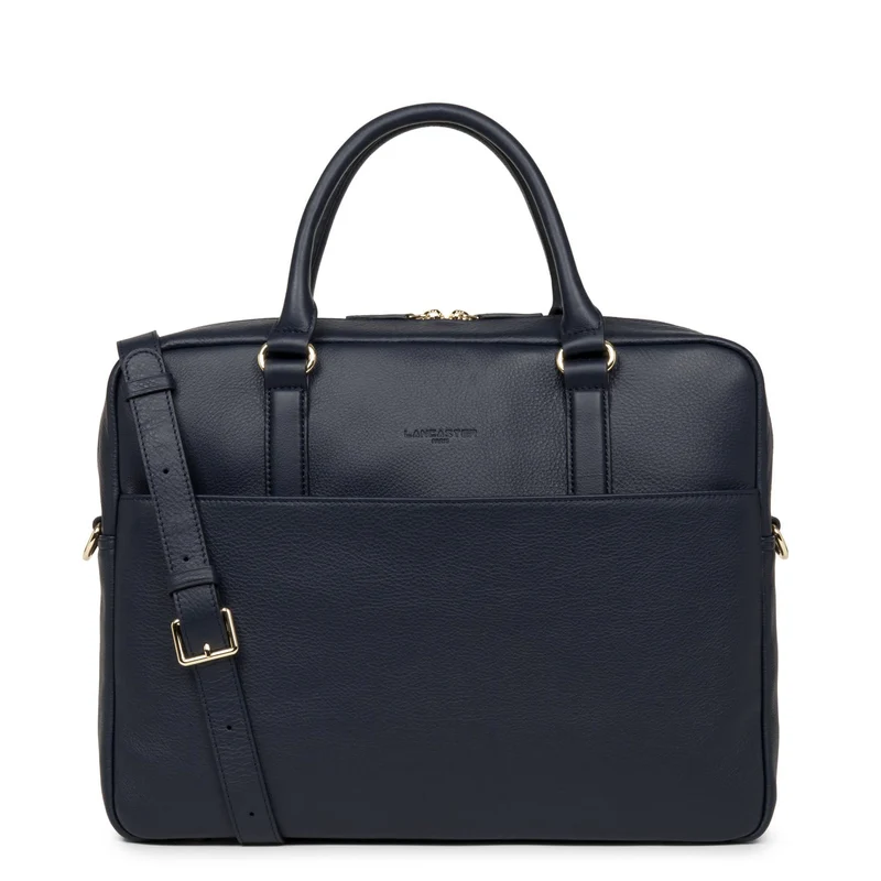 Porte-Document LANCASTER Mademoiselle Business Bleu Foncé