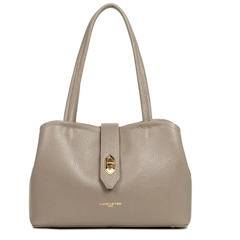 LANCASTER Sac Cabas d’épaule M Top Double