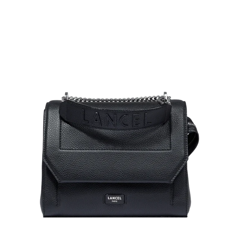 Sac rabat avec poignée LANCEL Cuir grainé