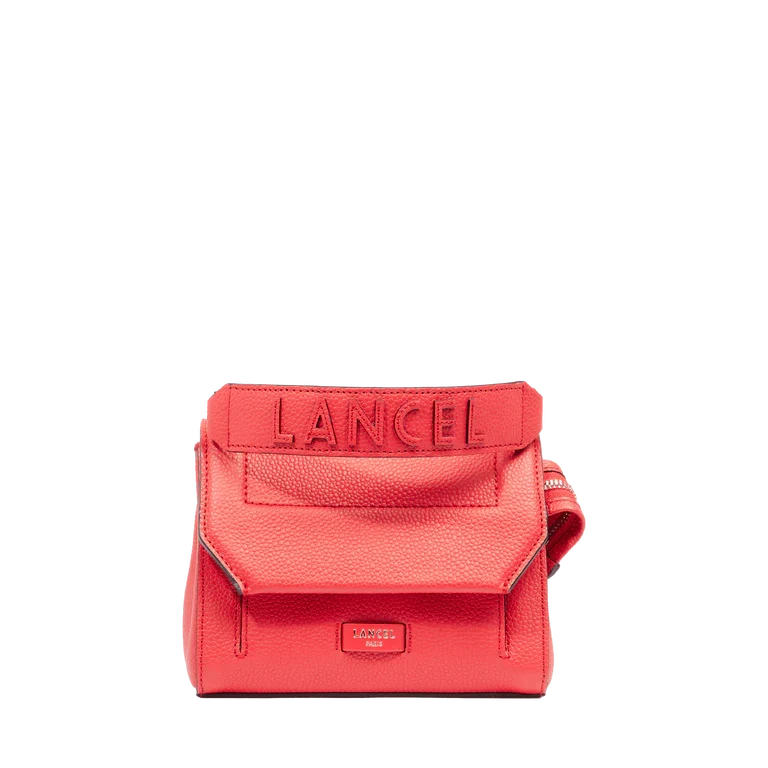 Sac rabat S avec poignée LANCEL Cuir grainé