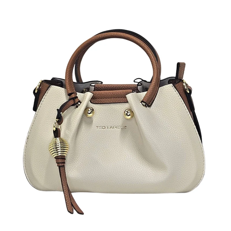 Petit sac bourse TED LAPIDUS Gretel beige/gold