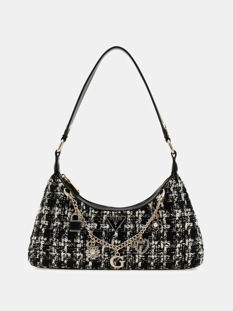Sac d'épaule GUESS Everlee tweed