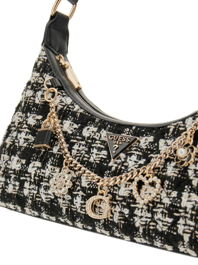 Sac d'épaule GUESS Everlee tweed