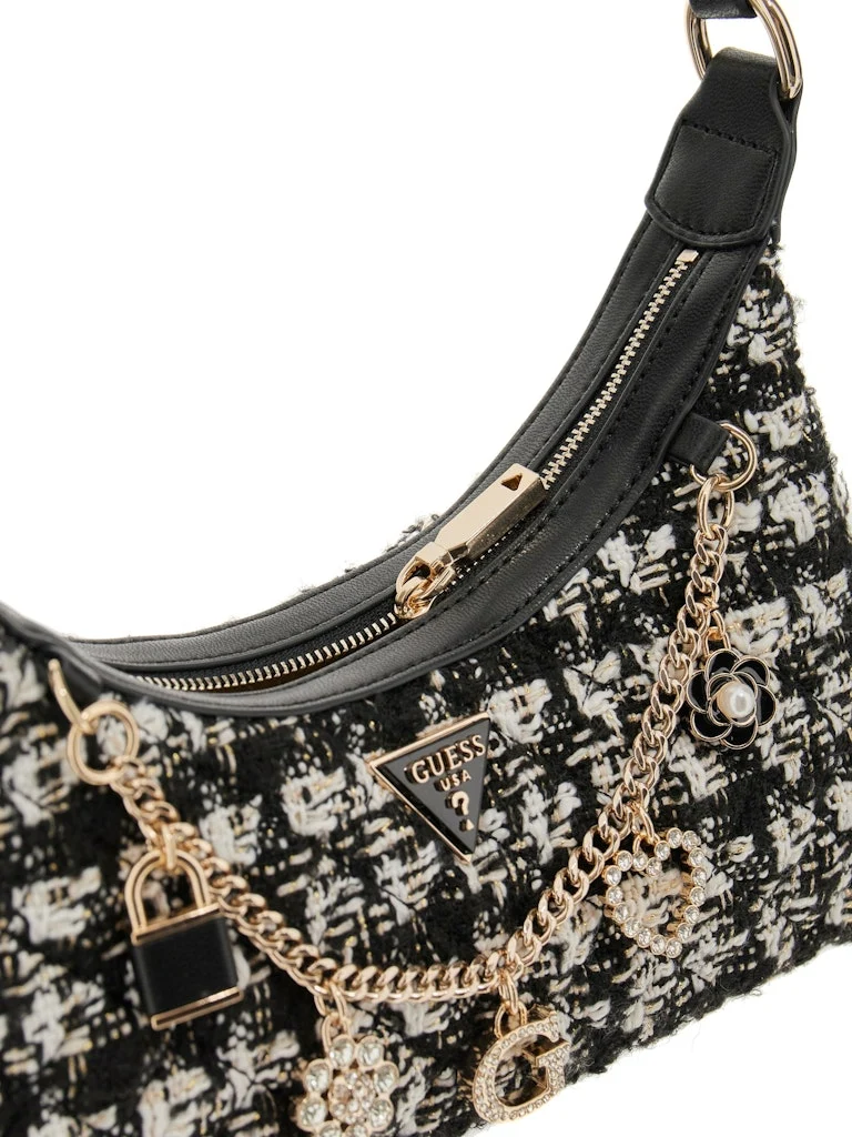 Sac d'épaule GUESS Everlee tweed