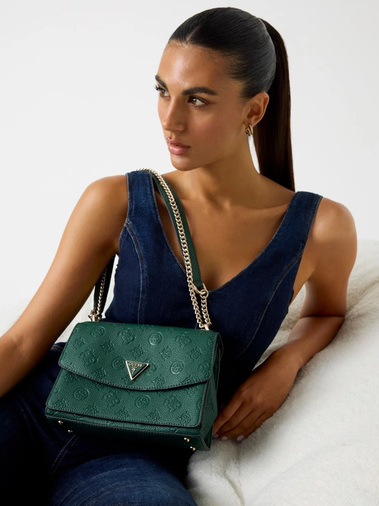 Sac à main GUESS Cresidia II Convertible Forest Logo