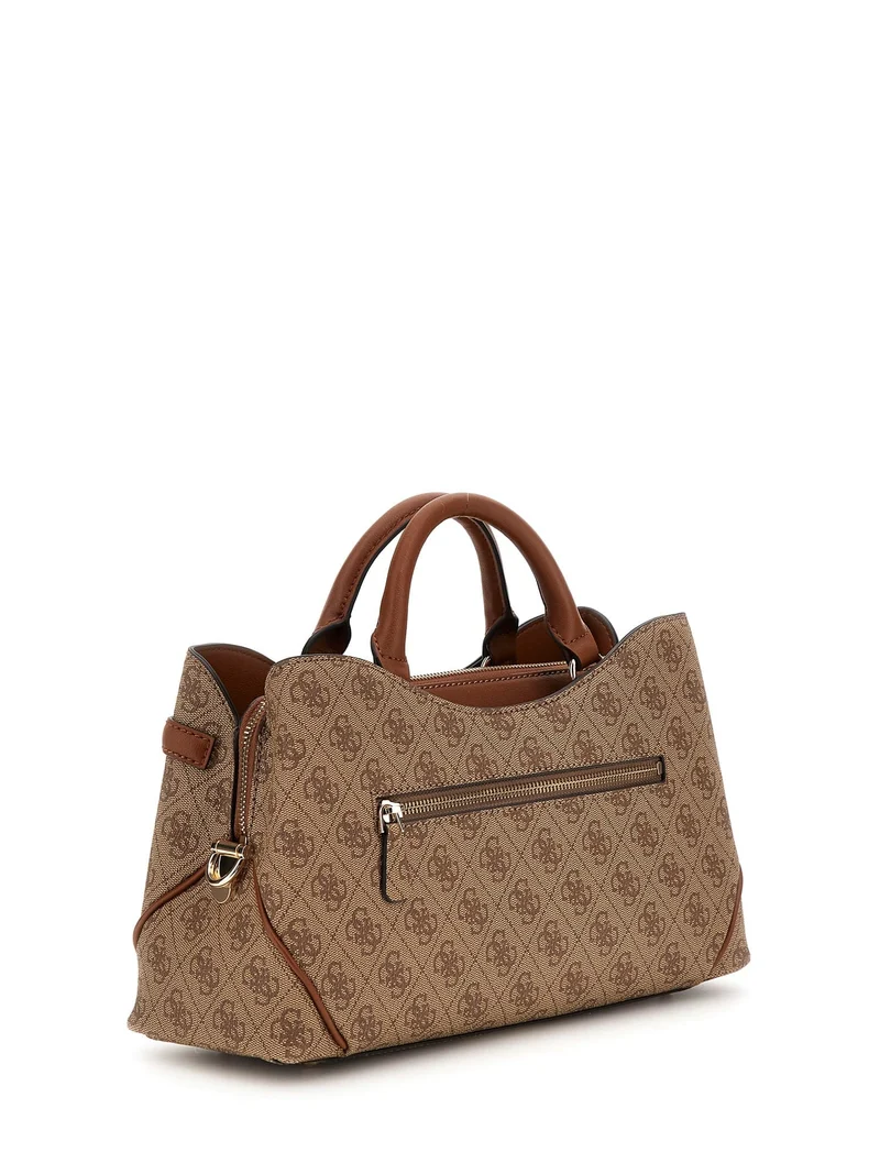 Sac à main GUESS Dea Logo 4G Latte