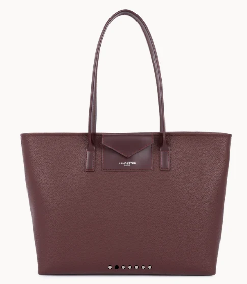 Sac Cabas LANCASTER Maya Double KBA Bordeaux