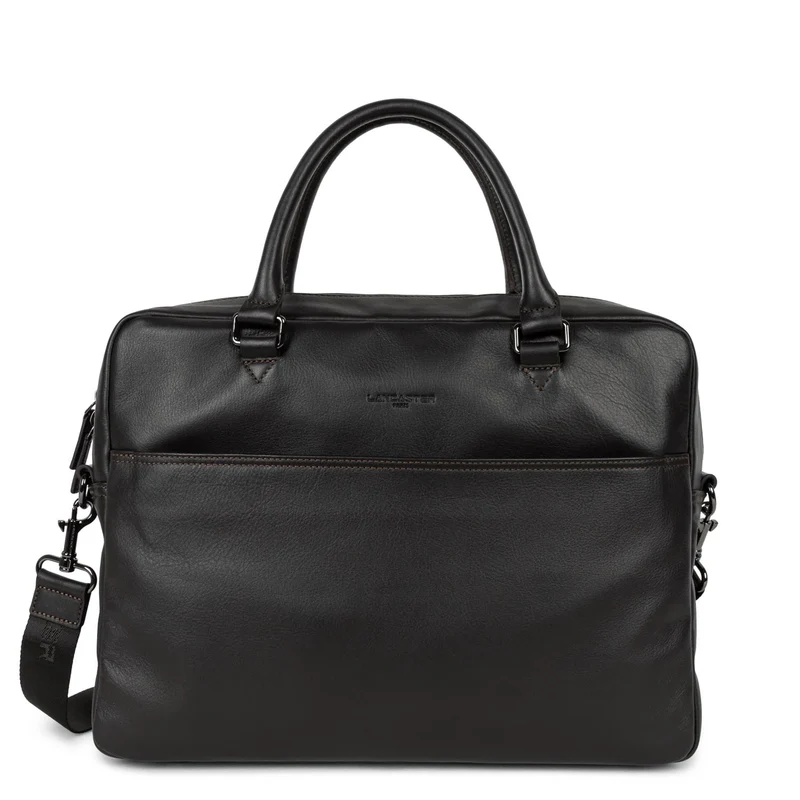 Porte-document LANCASTER Soft Vintage Noir