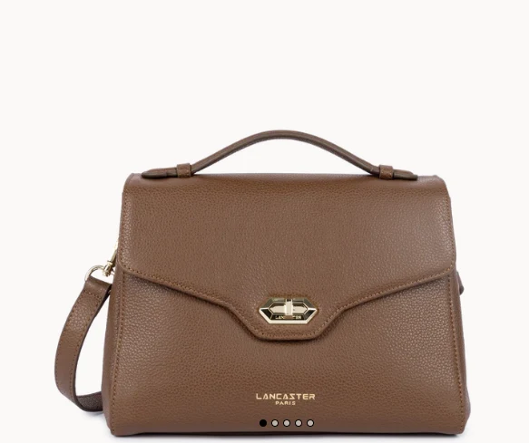 Sac à Main LANCASTER Foulonne Milano Châtaigne