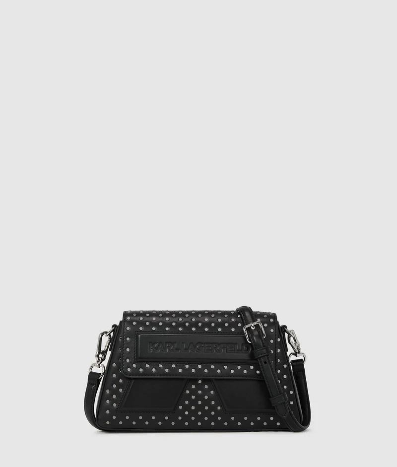 Sac Bandoulière Orné De Clous Ikon KARL LAGERFELD