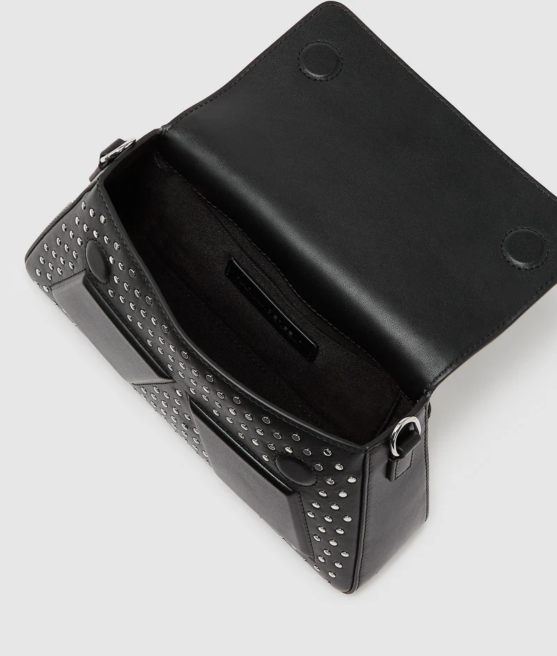 Sac Bandoulière Orné De Clous Ikon KARL LAGERFELD
