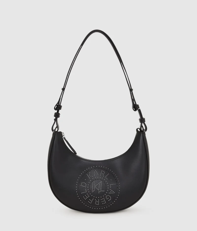Sac Porté Épaule En Demi-Lune Orné De Clous K/CIRCLE KARL LAGERFELD