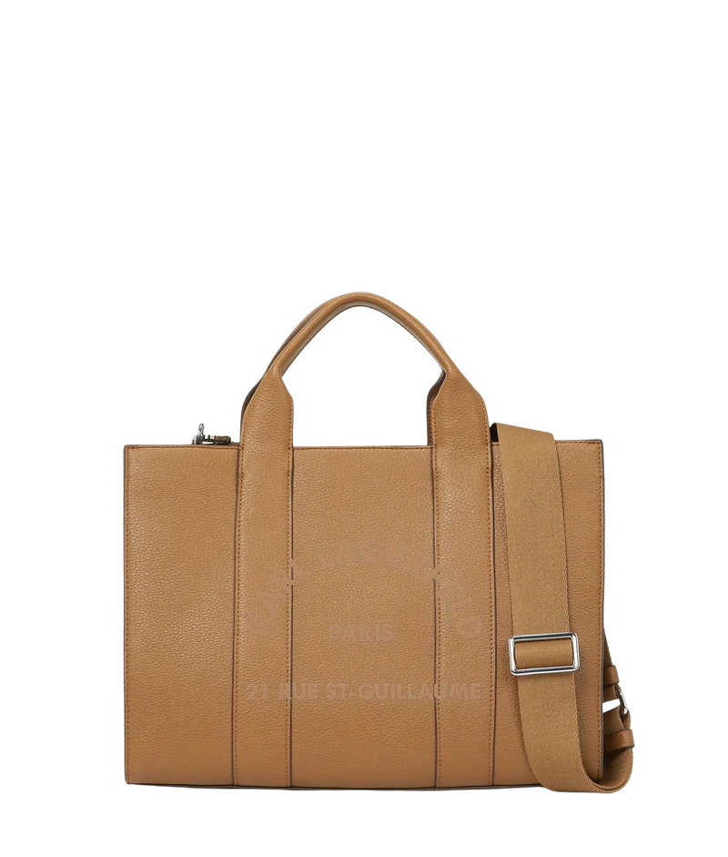 Sac Cabas KARL LAGERFELD Rue St Guillaume Caramel