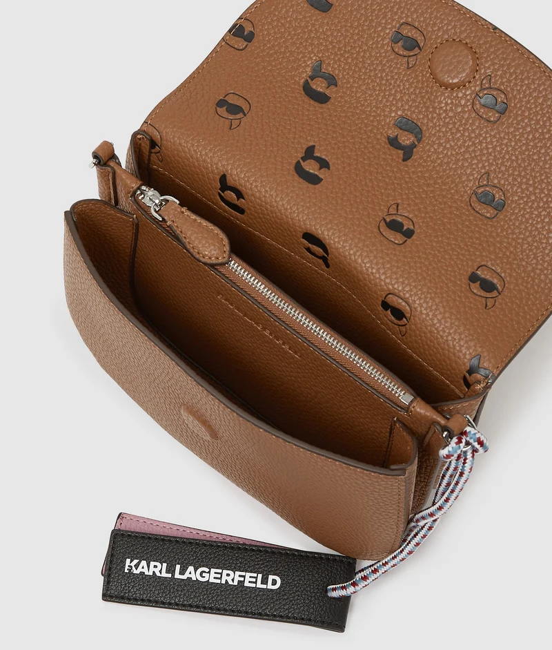 Sac Bandoulière À Rabat Ikon Pebble KARL LAGERFELD