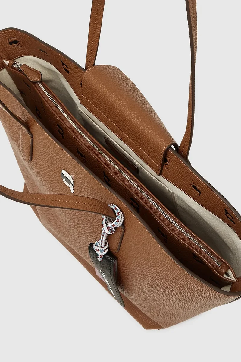 Sac Cabas Ikon Pebble Tote KARL LAGERFELD