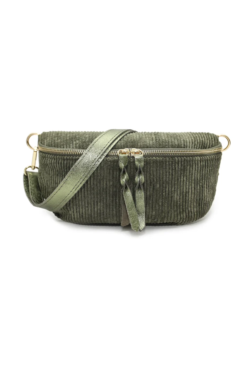Sac Banane Cherry Paris Rosa Velours