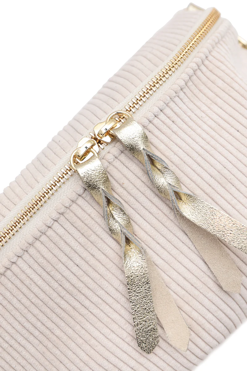 Sac Banane Cherry Paris Rosa Velours