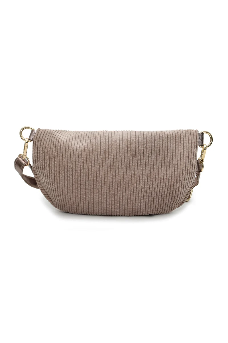 Sac Banane Cherry Paris Rosa Velours