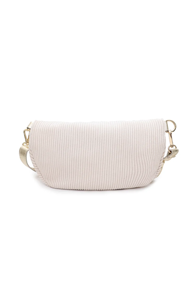 Sac Banane Cherry Paris Rosa Velours