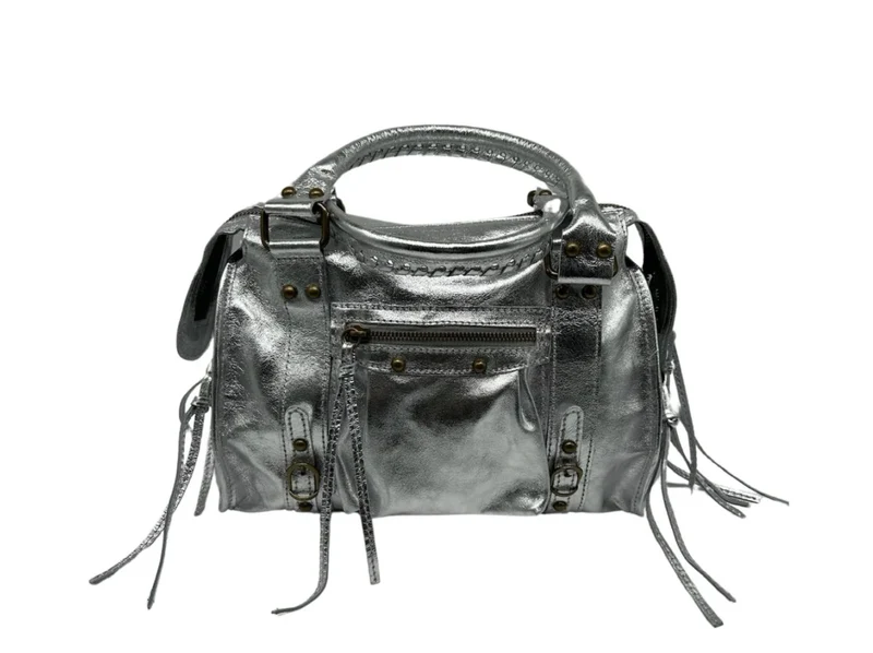 LOUISA LEE - Sac à main cuir Irise Capucine Small