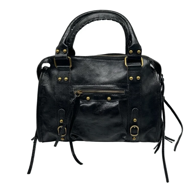 LOUISA LEE - Sac à main cuir Irise Capucine Small