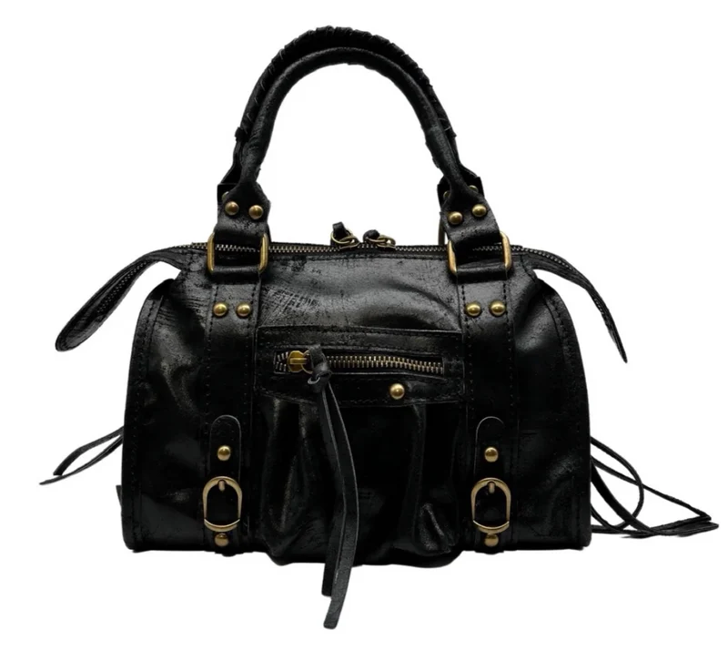 LOUISA LEE - Sac à main cuir Irise Capucine Small