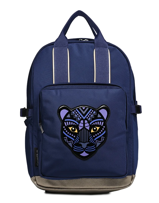 Sac à dos moyen CARAMEL & CIE Panthère