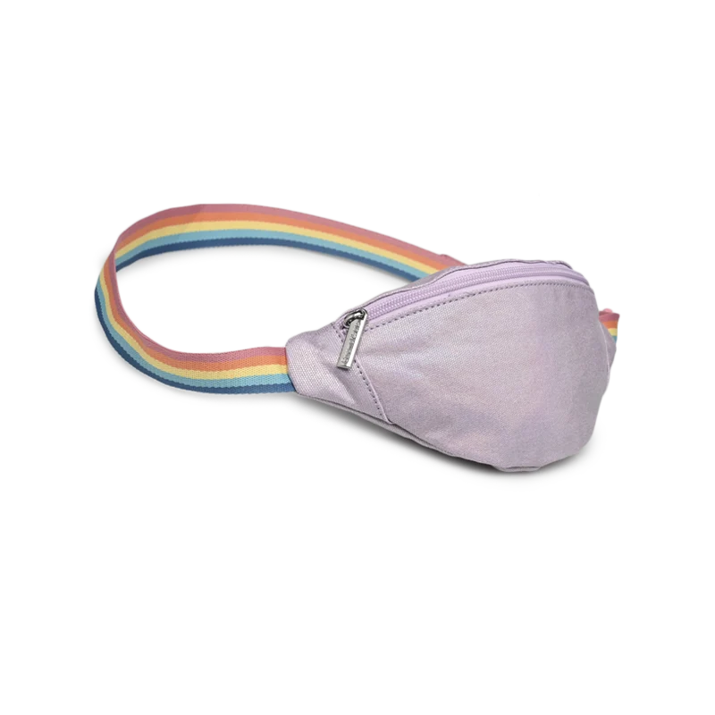 Caramel & cie Sac Banane Irisé Parme