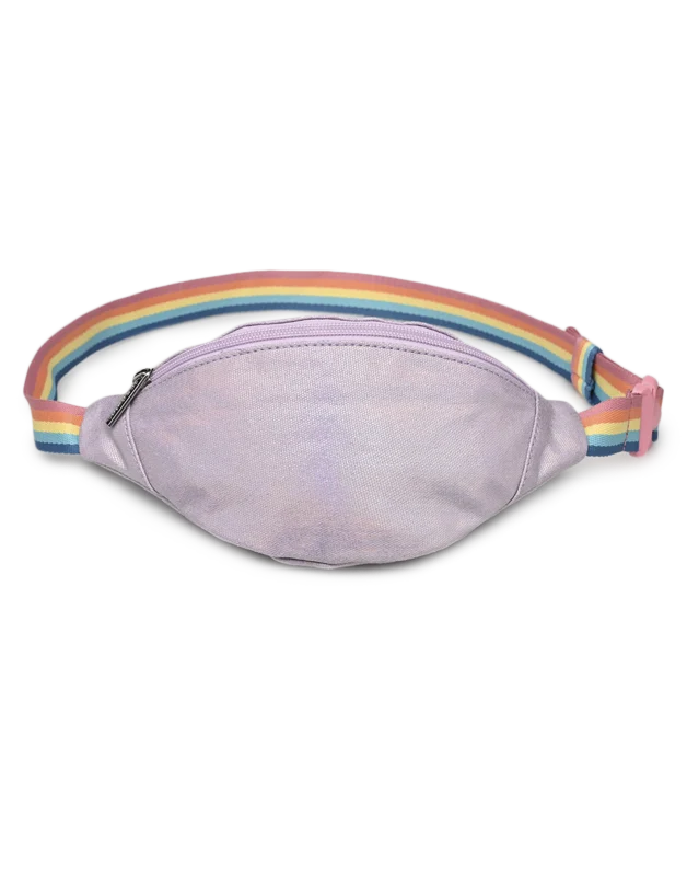 Caramel & cie Sac Banane Irisé Parme