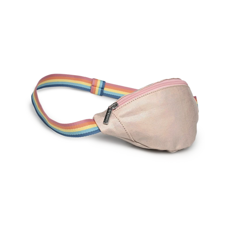 Caramel & cie Sac Banane Irisé Rose