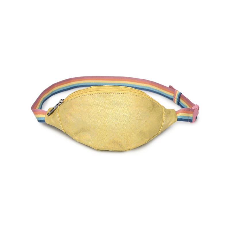 Caramel & cie Sac Banane Irisé Jaune