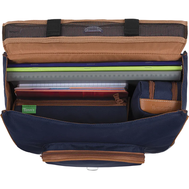 Tann's Cartable Lenny bleu 35cm