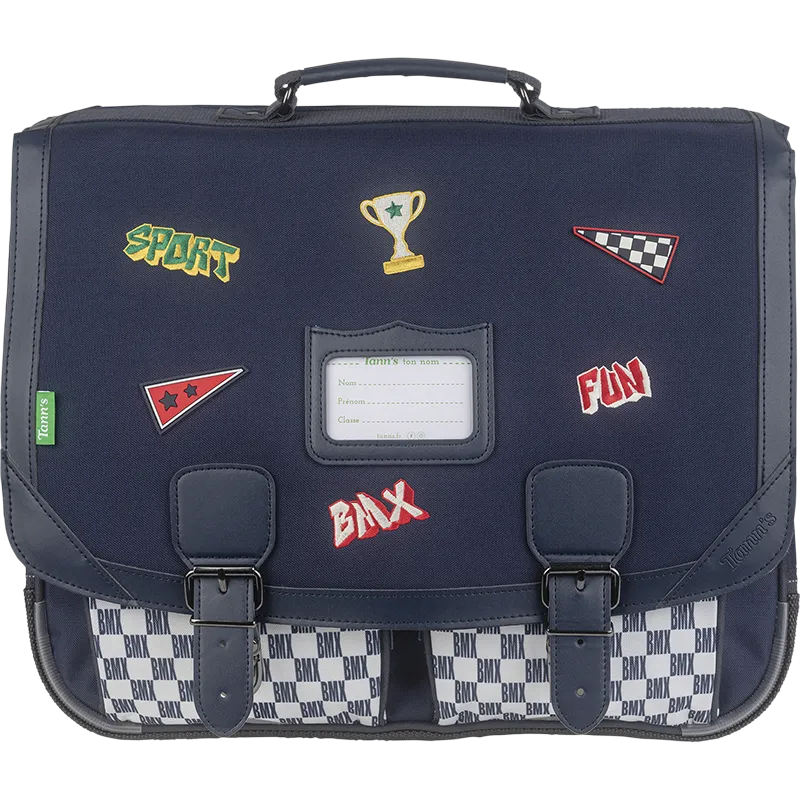 Cartable Tann's Les Fantaisies Mathéo bleu 41cm