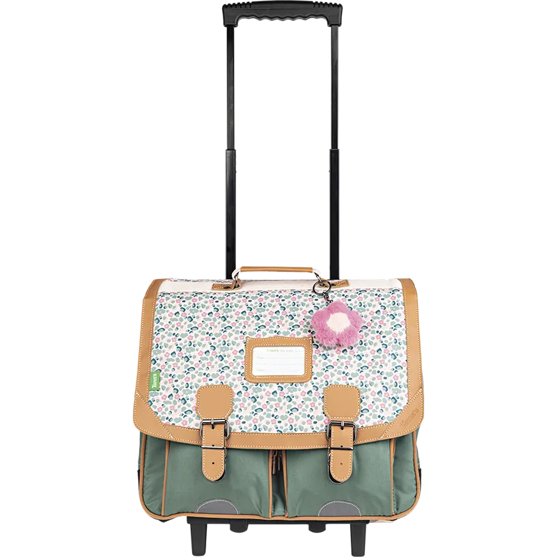 Cartable Trolley TANN’S 41cm Iris Vert