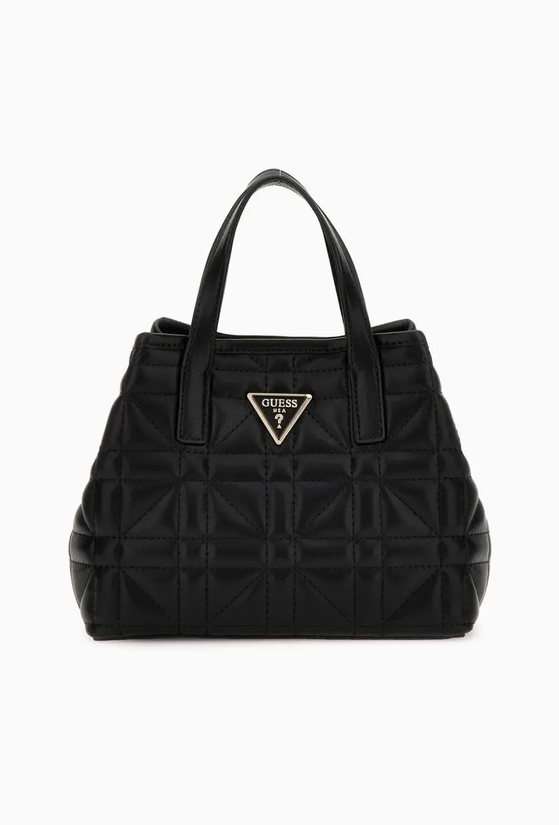Mini sac cabas latona surpiqué BLACK