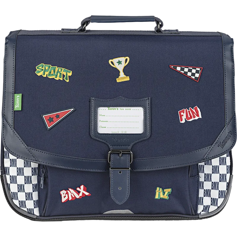 Cartable Mathéo bleu 38cm