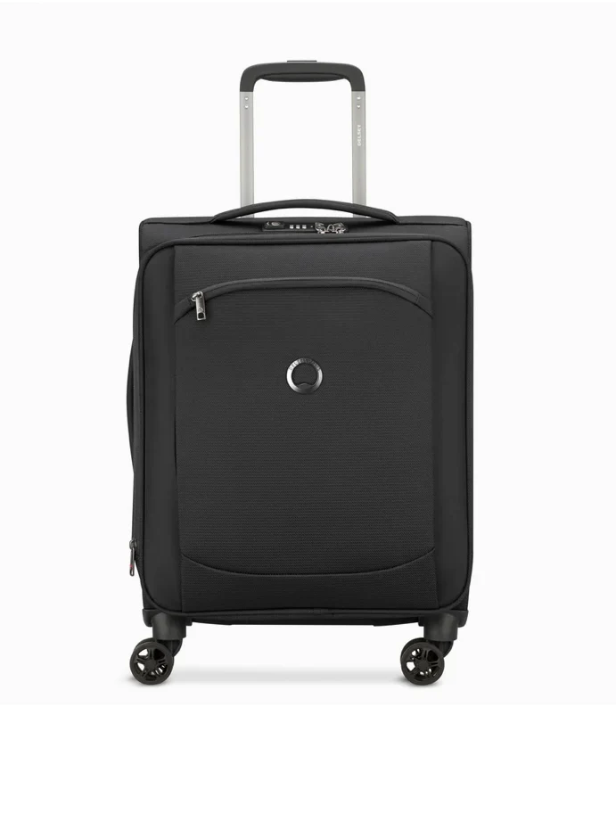 DELSEY - Valise Cabine Slim Montmartre Air 2.0 Noir Extensible