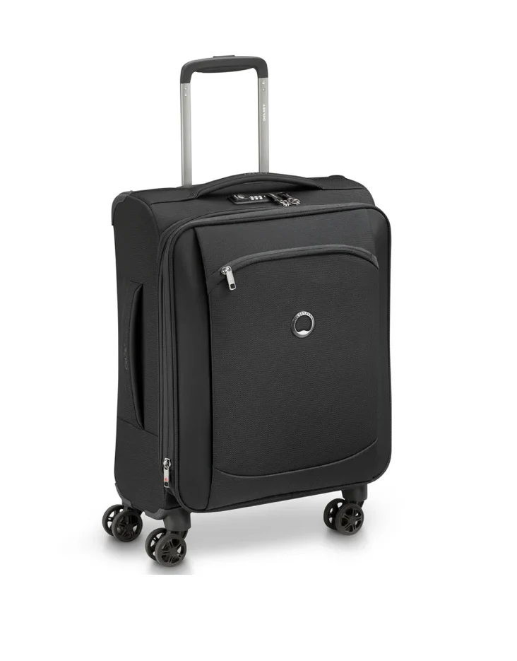 DELSEY - Valise Cabine Slim Montmartre Air 2.0 Noir Extensible