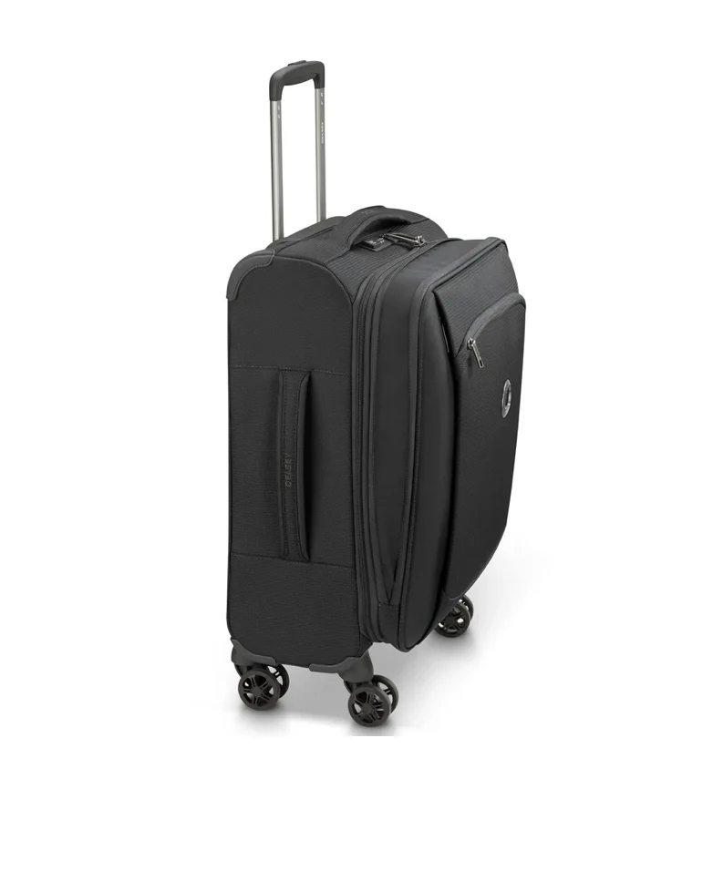 DELSEY - Valise Cabine Slim Montmartre Air 2.0 Noir Extensible