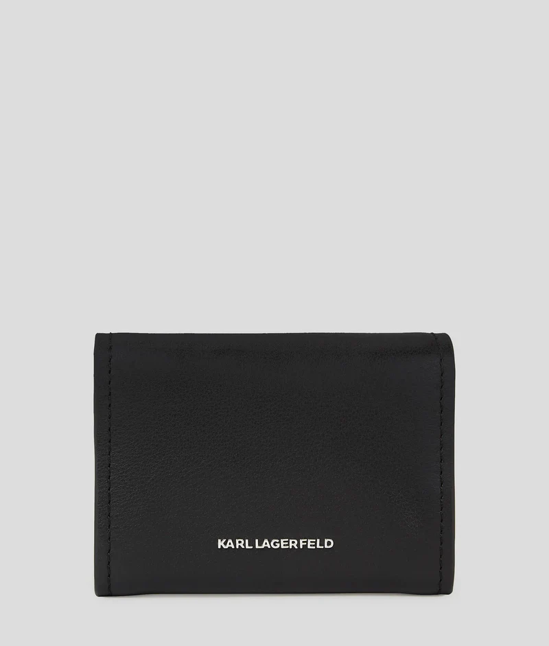 PETIT PORTEFEUILLE EN CUIR AVEC BROCHE K/IKONIK Karl Lagerfeld