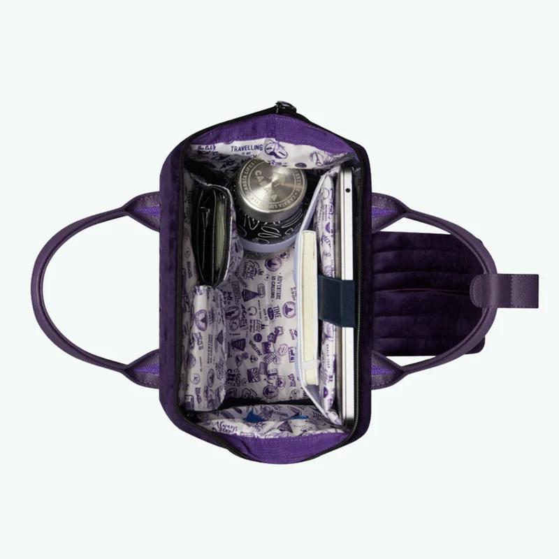 Sac à dos CABAÏA Bruges Small Velours Marbella