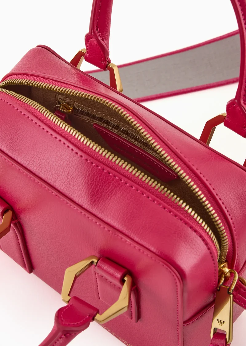 Emporio Armani Sac à main à double poignée avec finition liégée