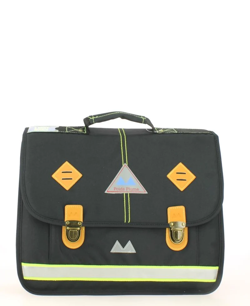 Poids plume cartable et fluo jaune 38cm