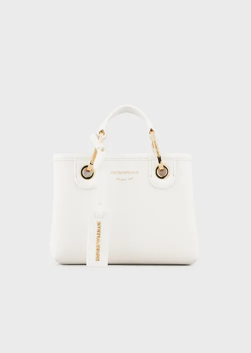 Emporio Armani Mini MyEA Bag imprimé cerf blanc/marron